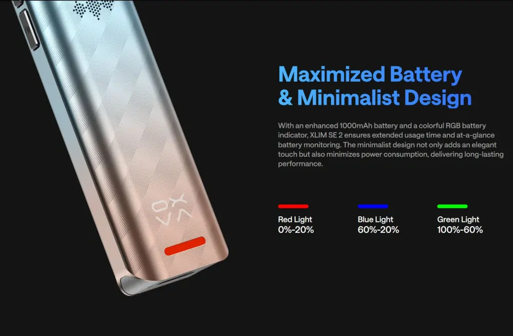 Oxva Xlim SE 2 Pod 1000 mAh Black 1 ks