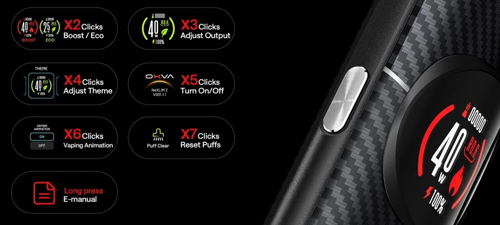 OXVA NeXLIM 2 2000 mAh Color Clash