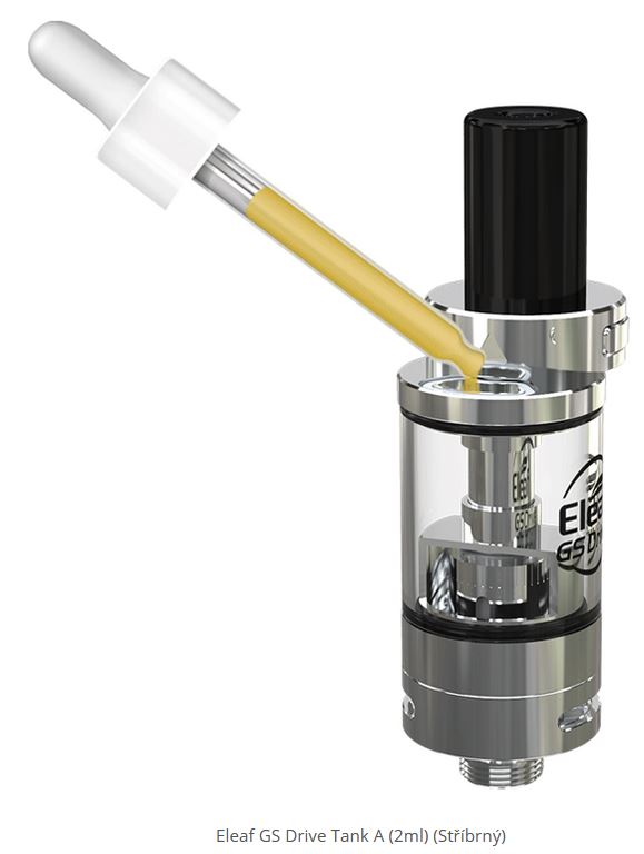 Ismoka-Eleaf Clearomizér GS Drive Tank A Stříbrná 2ml