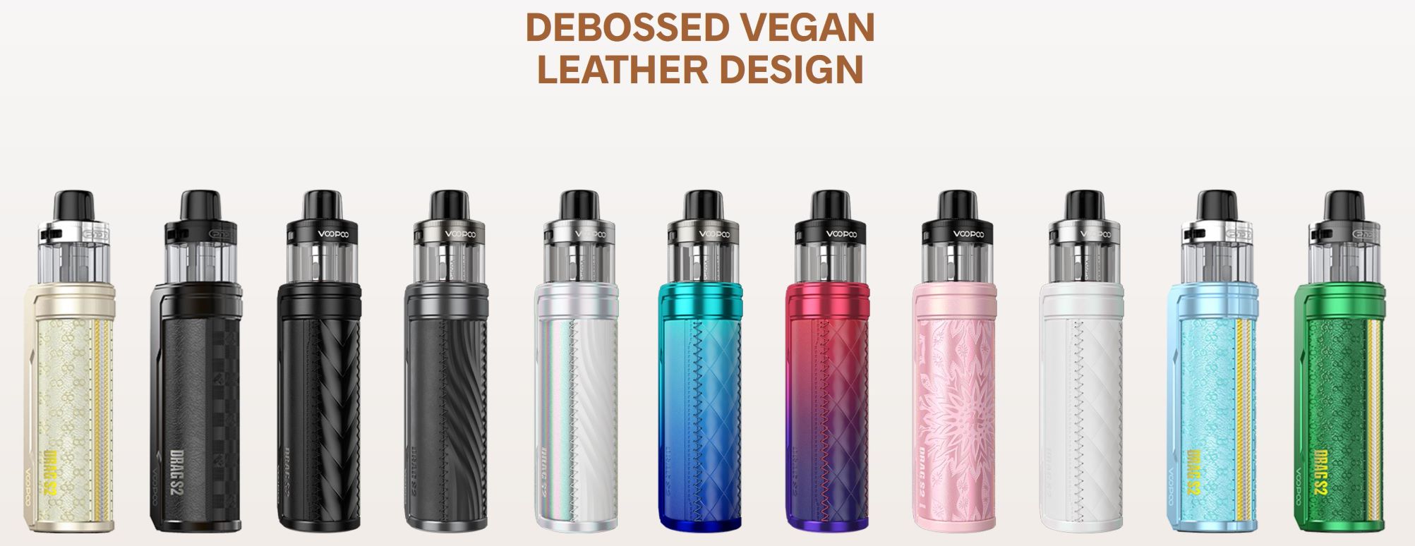 VooPoo Drag S2 Pod Kit 2500 mAh Gray Metal 1 ks